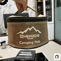 Bộ Nồi 2 Món Camping Herzog - Siêu Sale 2026 tại Vua Nhà Bếp Đức 08
