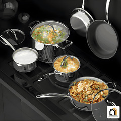 BỘ NỒI INOX CAO CẤP CIWETE – SET 6 MÓN ĐA NĂNG tại Vua Nhà Bếp Đức 02