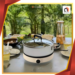 Bộ Nồi Lẩu Lumias Hàn Quốc Gồm Nồi và Bếp Từ 2000W tại Vua Nhà Bếp Đức-01