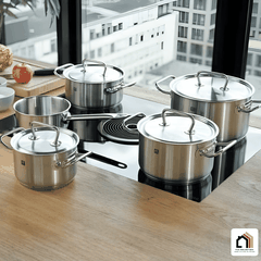 Bộ Nồi 5 Món Zwilling Twin Classic - Siêu Sale 2026 tại Vua Nhà Bếp Đức 10