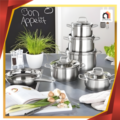 Bộ Nồi 6 Món WMF Brilliant - Siêu Sale 2026 tại Vua Nhà Bếp Đức 01