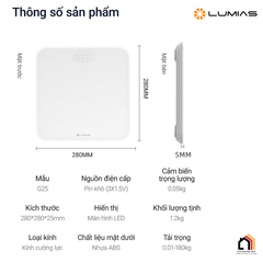 CÂN ĐIỆN TỬ LUMIAS SCALE G25 tại Vua Nhà Bếp Đức 03