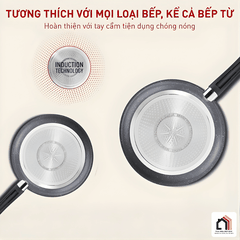 Chảo Chiên Sâu Lòng Tefal Cook Healthy 28cm G1348695 tại Vua Nhà Bếp Đức 08