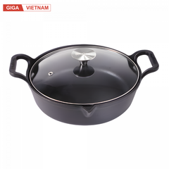 Chảo Gang Nguyên Khối Mỏ Quạ GKÖCH CIP-21A ø24cm