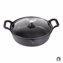 Chảo Gang Nguyên Khối Mỏ Quạ GKÖCH CIP-21A ø24cm tại Vua Nhà Bếp Đức 03