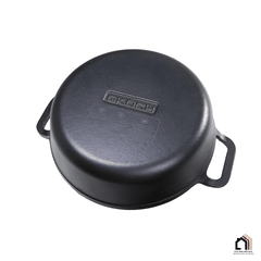 Chảo Gang Nguyên Khối Mỏ Quạ GKÖCH CIP-21A ø24cm tại Vua Nhà Bếp Đức 04