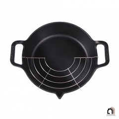 Chảo Gang Nguyên Khối Mỏ Quạ GKÖCH CIP-21A ø24cm tại Vua Nhà Bếp Đức 05