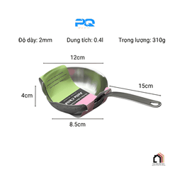 Chảo mini Julia CM 12cm - Siêu Sale 2026 tại Vua Nhà Bếp Đức 09