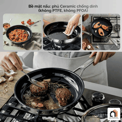 Chảo STEIGER Titanpro - Siêu Sale Cực Sốc 2026 tại Vua Nhà Bếp Đức 12