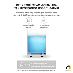 Lumias LMD-20L - Máy hút ẩm không khí hàng chính hãng tại Vua Nhà Bếp Đức 04