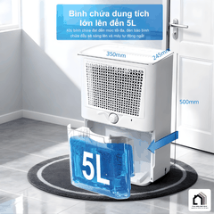 Máy hút ẩm Steiger 825DW/ 25L - Siêu Sale 2026 tại Vua Nhà Bếp Đức 08