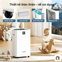 Máy Hút Ẩm Steiger 855DW/ 55L - Siêu Sale 2026 tại Vua Nhà Bếp Đức 04