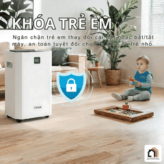 Máy Hút Ẩm Steiger 855DW/ 55L - Siêu Sale 2026 tại Vua Nhà Bếp Đức 10