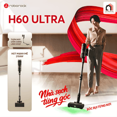 Roborock H60 Ultra - Máy hút bụi cầm tay thế hệ mới 2026 tại Vua Nhà Bếp Đức 02