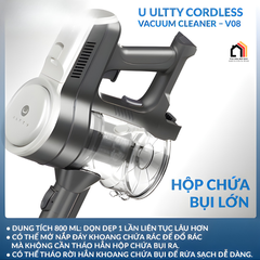 ULTTY V08 - Máy hút bụi lau nhà thế hệ mới 2026 tại Vua Nhà Bếp Đức 05