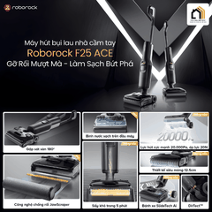 Roborock F25 ACE - Máy hút bụi lau nhà thế hệ mới 2026 tại Vua Nhà Bếp Đức 3