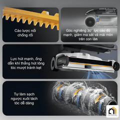 Roborock F25 ACE - Máy hút bụi lau nhà thế hệ mới 2026 tại Vua Nhà Bếp Đức 5