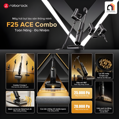 Roborock F25 ACE Combo - Máy hút bụi lau nhà 2026 tại Vua Nhà Bếp Đức 02