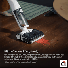 Roborock F25 RT Gen 2 - Máy Hút Bụi Lau Nhà 2026  tại Vua Nhà Bếp Đức 03