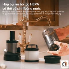 Roborock H60 - Máy hút bụi cầm tay thế hệ mới 2026 tại Vua Nhà Bếp Đức 12