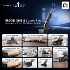 Tineco Floor One i6 Stretch Plus - Máy Hút Bụi Lau Nhà 2026 tại Vua Nhà Bếp Đức 03