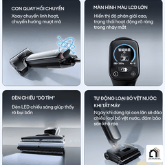 Máy hút bụi lau nhà Tineco Floor One S9 Artist Steam Pro tai Vua Nhà Bếp Đức - 03