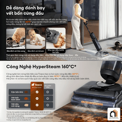 Tineco FLOOR ONE i7 Steam - Máy Hút Bụi Lau Sàn Khô Ướt 2026 tại Vua Nhà Bếp Đức 04