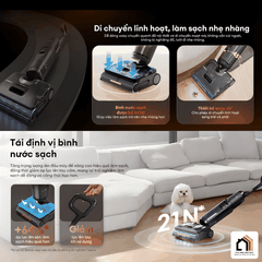 Tineco FLOOR ONE i7 Steam - Máy Hút Bụi Lau Sàn Khô Ướt 2026 tại Vua Nhà Bếp Đức 11