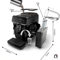 Philips EP2224/10 2200 - Máy Pha Cà Phê Philips 2026 tại Vua Nhà Bếp Đức 05