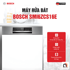 Bosch SMI6ZCS16E - Máy Rửa Bát Bán Âm 2026 tại Vua Nhà Bếp Đức 02