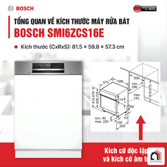 Bosch SMI6ZCS16E - Máy Rửa Bát Bán Âm 2026 tại Vua Nhà Bếp Đức 03