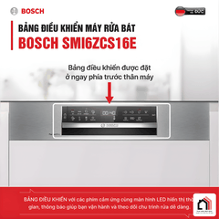 Bosch SMI6ZCS16E - Máy Rửa Bát Bán Âm 2026 tại Vua Nhà Bếp Đức 05