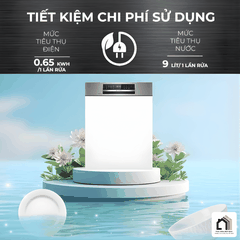 Bosch SMI6ZCS16E - Máy Rửa Bát Bán Âm 2026 tại Vua Nhà Bếp Đức 07