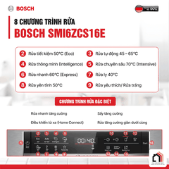 Bosch SMI6ZCS16E - Máy Rửa Bát Bán Âm 2026 tại Vua Nhà Bếp Đức 08