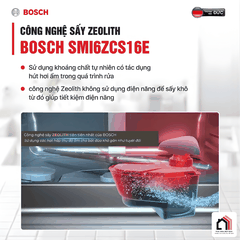 Bosch SMI6ZCS16E - Máy Rửa Bát Bán Âm 2026 tại Vua Nhà Bếp Đức 10