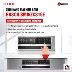 Bosch SMI6ZCS16E - Máy Rửa Bát Bán Âm 2026 tại Vua Nhà Bếp Đức 13