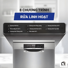 Bosch SMS6ZCI02P - Máy Rửa Bát Độc Lập 2026 tại Vua Nhà Bếp Đức 04