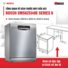 Bosch SMS6ZCI49E - Máy Rửa Chén Bát Độc Lập Bosch 2026 tại Vua Nhà Bếp Đức 06