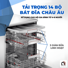 Bosch SMS6ZCI49E - Máy Rửa Chén Bát Độc Lập Bosch 2026 tại Vua Nhà Bếp Đức 07