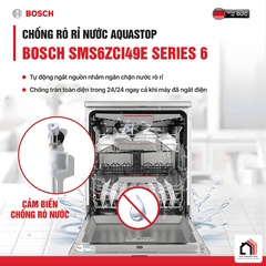Bosch SMS6ZCI49E - Máy Rửa Chén Bát Độc Lập Bosch 2026 tại Vua Nhà Bếp Đức 016