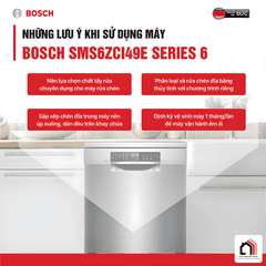 Bosch SMS6ZCI49E - Máy Rửa Chén Bát Độc Lập Bosch 2026 tại Vua Nhà Bếp Đức 019