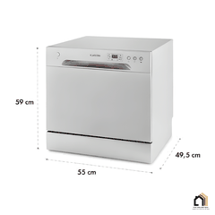 Klarstein Amazonia - Máy Rửa Chén Bát 8 Bộ Độc Lập tại Vua Nhà Bếp Đức 11