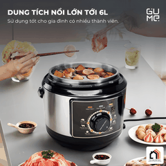 Nồi Áp Suất Điện Gume GM-PC2838 - Siêu Sale 2026 tại Vua Nhà Bếp Đức 03