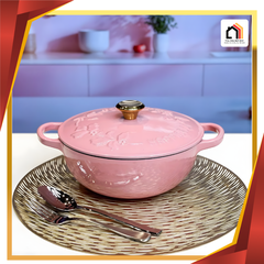 NỒI – CHẢO GANG HAPPINESS DÂY HOA 23CM tại Vua Nhà Bếp Đức 01