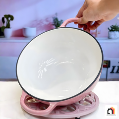 NỒI – CHẢO GANG HAPPINESS DÂY HOA 23CM tại Vua Nhà Bếp Đức 10