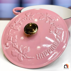 NỒI – CHẢO GANG HAPPINESS DÂY HOA 23CM tại Vua Nhà Bếp Đức 05