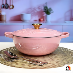 NỒI – CHẢO GANG HAPPINESS DÂY HOA 23CM tại Vua Nhà Bếp Đức 06