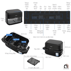 Philips NA150/00 - Nồi Chiên Không Dầu Hiện Đại 2026 tại Vua Nhà Bếp Đức 019