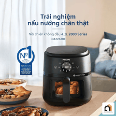 Philips NA220/00 - Nồi Chiên Không Dầu Hiện Đại 2026 tại Vua Nhà Bếp Đức 02