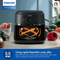 Philips NA220/00 - Nồi Chiên Không Dầu Hiện Đại 2026 tại Vua Nhà Bếp Đức 04